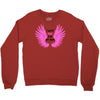 i wear pink for my mom Crewneck Sweatshirt