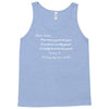dear santa i'll buy my own stuff Tank Top