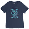 abc elemeno funny geek nerd book school teacher read spelling tee shir V-Neck Tee