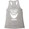 funny beards Racerback Tank