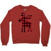 lumberjack reindeer Crewneck Sweatshirt