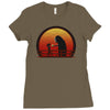 chihiro on sunset Ladies Fitted T-Shirt