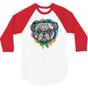 pug face 3/4 Sleeve Shirt
