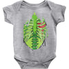 skeletal halloween Baby Bodysuit