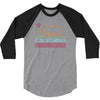 neon sign california 3/4 Sleeve Shirt