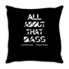 all about that bass Throw Pillow