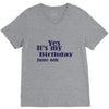 june 6 birthbay V-Neck Tee