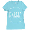 karma Ladies Fitted T-Shirt