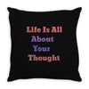 life is all Throw Pillow
