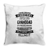 Super Cool Granddad Of A Freaking Awesome Granddaughter Throw Pillow