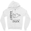 rabbit duck Zipper Hoodie