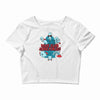 by the power of literature Crop Top