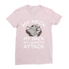 MY NECK MY BACK MY ANXIETY ATTACK Ladies Fitted T-Shirt