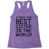 sister joke Racerback Tank