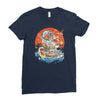 japanese world Ladies Fitted T-Shirt