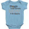 muggle in the streets, wizard in the sheets Baby Onesie