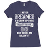 Perfect Freakin Gigi Ladies Fitted T-Shirt