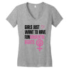 Girls Just Want to Have Fundamental Rights Women's V-Neck T-Shirt