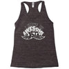 i have an awesome moustache Racerback Tank