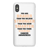 Braver Stronger Smarter Uterine Cancer Awareness iPhoneX
