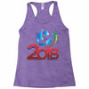 world cup 2018 Racerback Tank