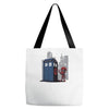 defacing the phonebox hoody Tote Bags