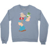 popeye spinach retro mens funny Crewneck Sweatshirt