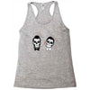 SKULL ON TWO FACE Racerback Tank