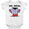 mr. metal Baby Onesie