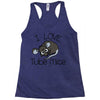 love tube mice Racerback Tank