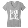 Just One More Dog I Promise Women's V-Neck T-Shirt