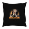 humans Throw Pillow