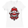 samurai red ranger Ladies Fitted T-Shirt