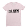 boar hunting tex Ladies Fitted T-Shirt