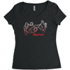 horror hands Women's Triblend Scoop T-shirt