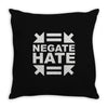 negate hate Throw Pillow