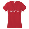 nerd 4 life   techie smart intelligent math calculus quantum formula t Women's V-Neck T-Shirt