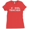 school cool teacher Ladies Fitted T-Shirt