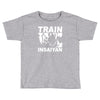 silver edition train insaiyan dragonball z insane bodybuilding goku Toddler T-shirt