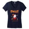 enlist Women's V-Neck T-Shirt