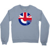 mod union jack, ideal gift, birthday present Crewneck Sweatshirt