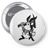 black rabbit Pin-back button