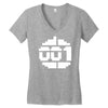 paradroid retro commodore 64 8 bit gamer Women's V-Neck T-Shirt