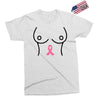 breast with pink ribbon Exclusive T-shirt