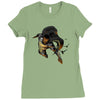 midnight flight Ladies Fitted T-Shirt