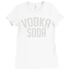 vodka soda Ladies Fitted T-Shirt