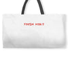 finish him Weekender Totes