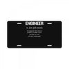 definition of engineer License Plate
