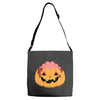 pumpkin brain Adjustable Strap Totes