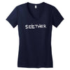seether spirit of metal Women's V-Neck T-Shirt